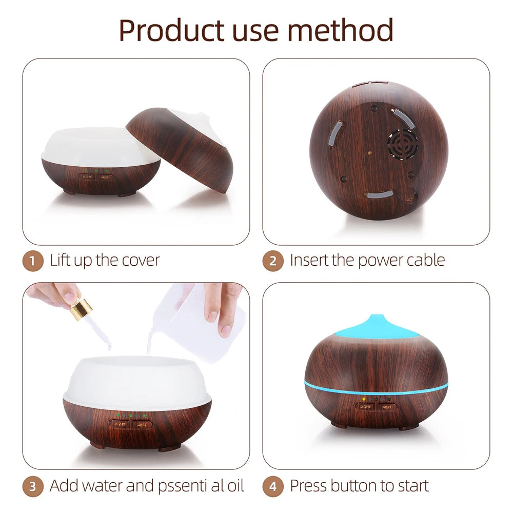 Ultrasonic Aromatherapy Diffuser & Humidifier