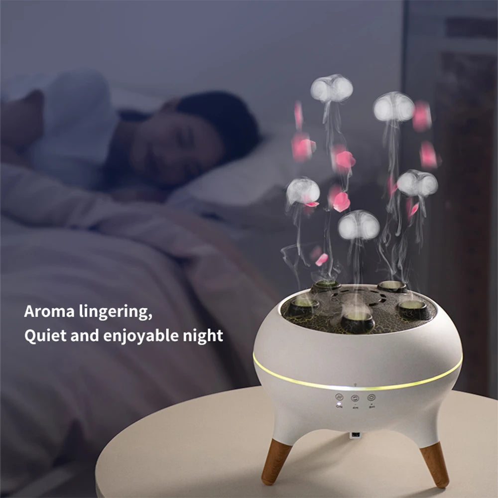 JellyGlow™ Flame Ultrasonic Aroma Humidifier - Hiigieia