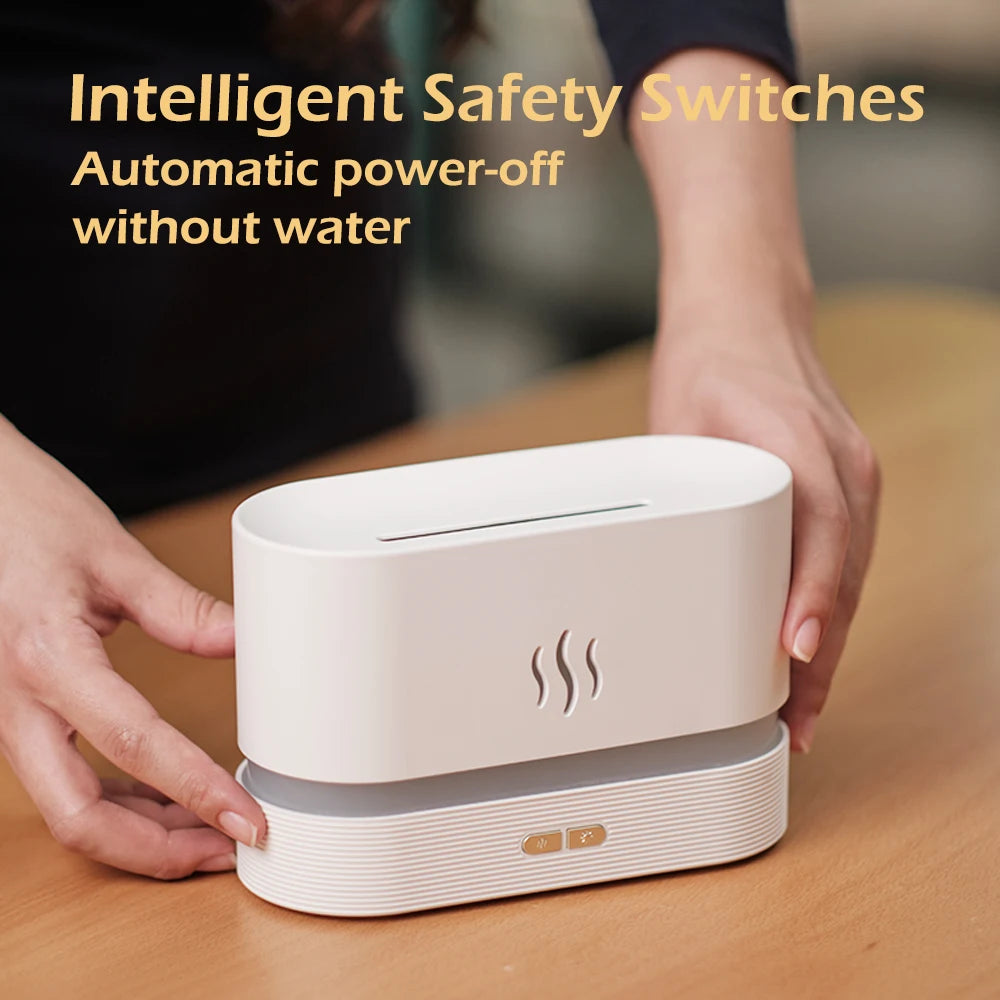 FlameGlow™ Ultrasonic Aroma Humidifier - Hiigieia