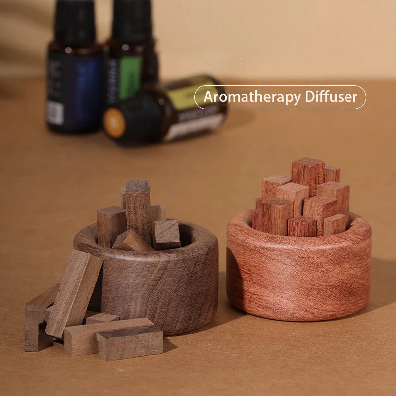 Natural Wood Essential Oil Diffuser - Hiigieia