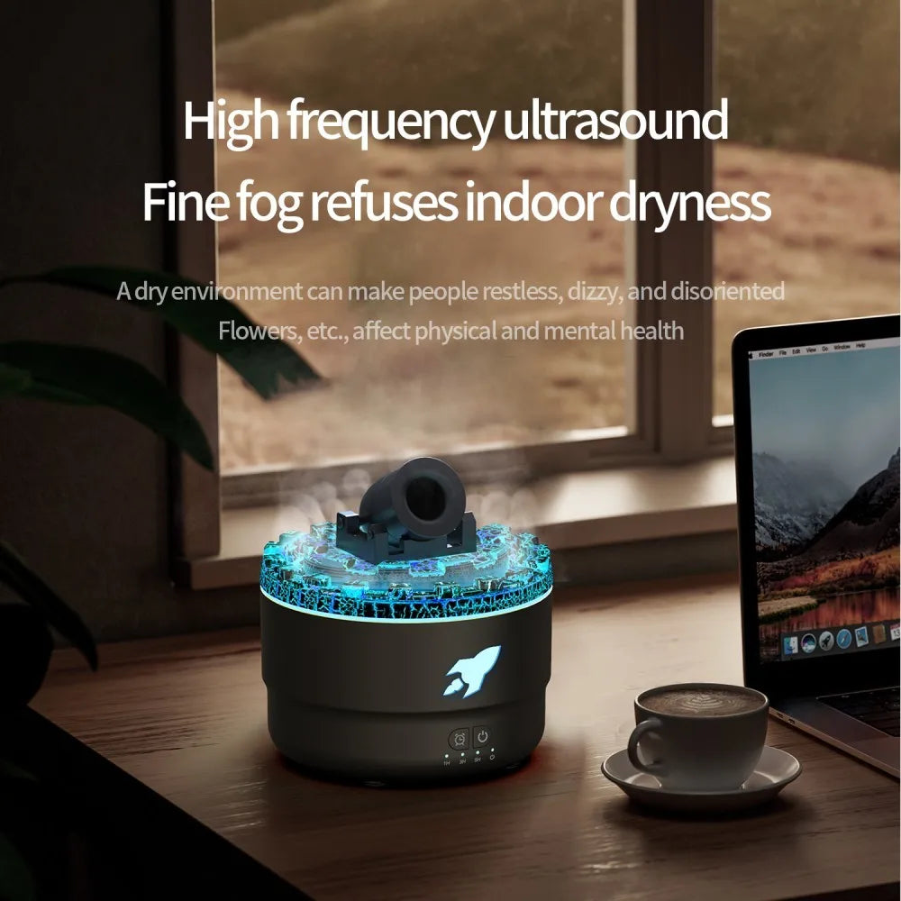 CannonMist™ Volcanic Ultrasonic Humidifier - Hiigieia