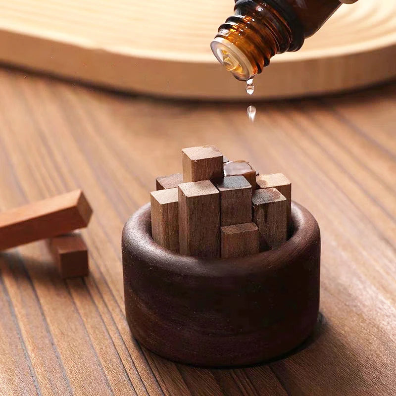 Natural Wood Essential Oil Diffuser - Hiigieia