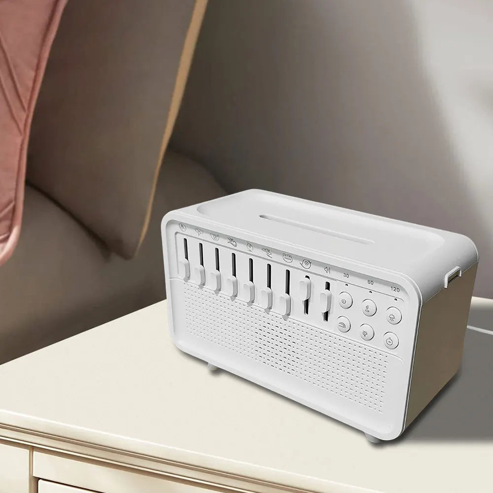 Flame Air Diffuser White Noise Sleep Machine - Hiigieia