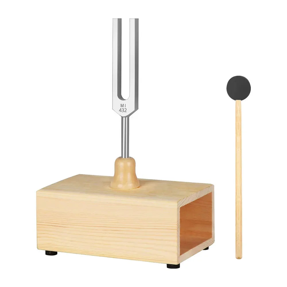 SoulTone™ Chakra Tuning Fork Set – 432Hz or 528Hz with Resonance Box - Hiigieia