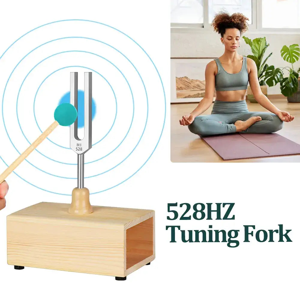 SoulTone™ Chakra Tuning Fork Set – 432Hz or 528Hz with Resonance Box - Hiigieia