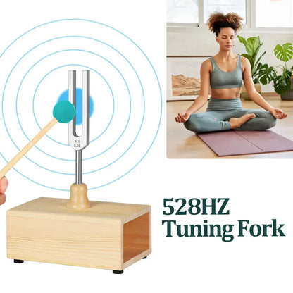 SoulTone™ Chakra Tuning Fork Set – 432Hz or 528Hz with Resonance Box - Hiigieia
