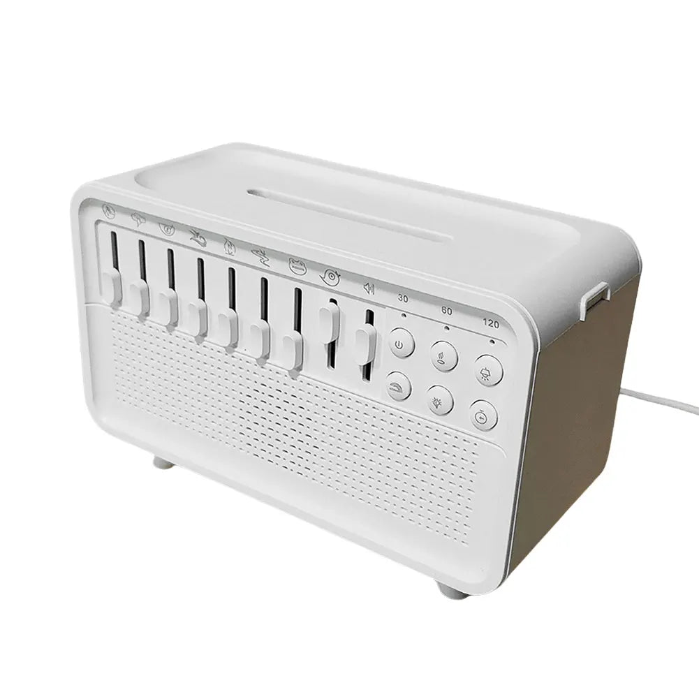 Flame Air Diffuser White Noise Sleep Machine - Hiigieia