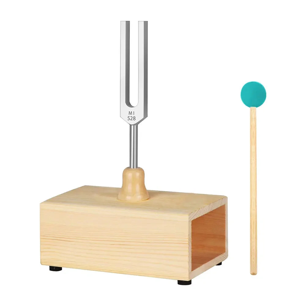 SoulTone™ Chakra Tuning Fork Set – 432Hz or 528Hz with Resonance Box - Hiigieia
