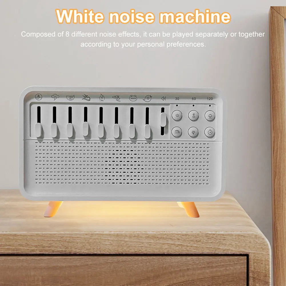 Flame Air Diffuser White Noise Sleep Machine - Hiigieia