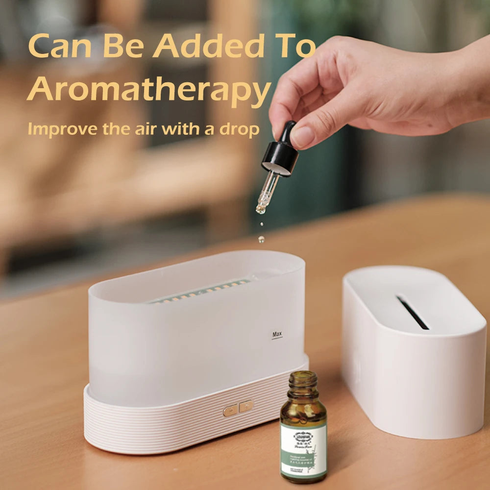 FlameGlow™ Ultrasonic Aroma Humidifier - Hiigieia