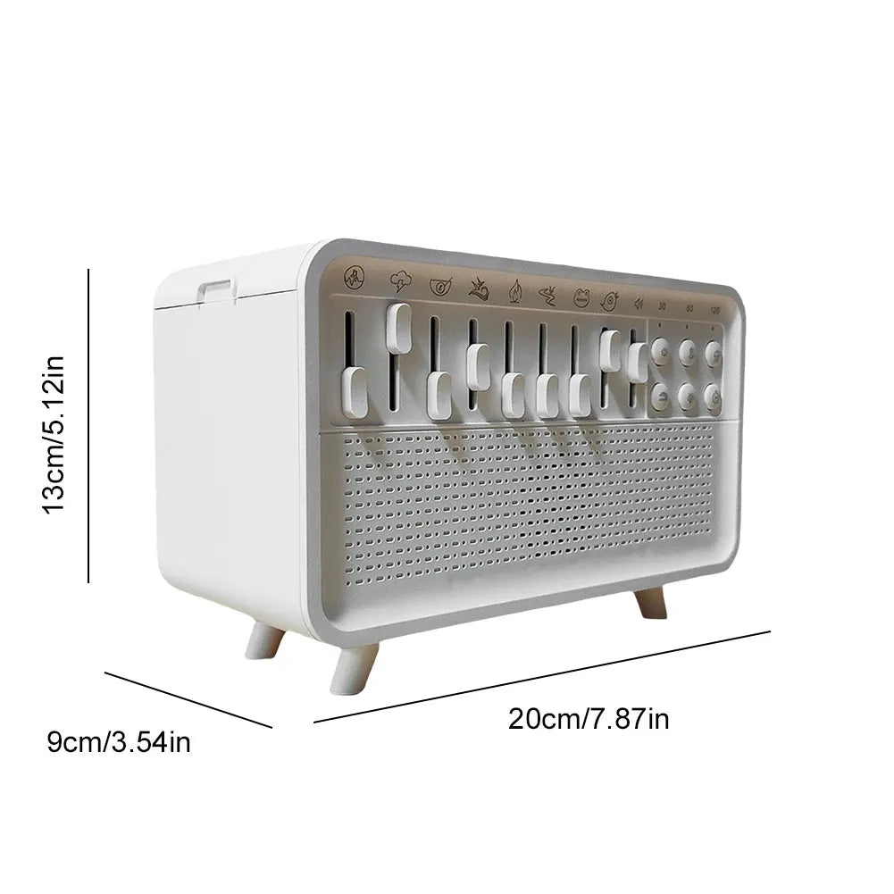 Flame Air Diffuser White Noise Sleep Machine - Hiigieia