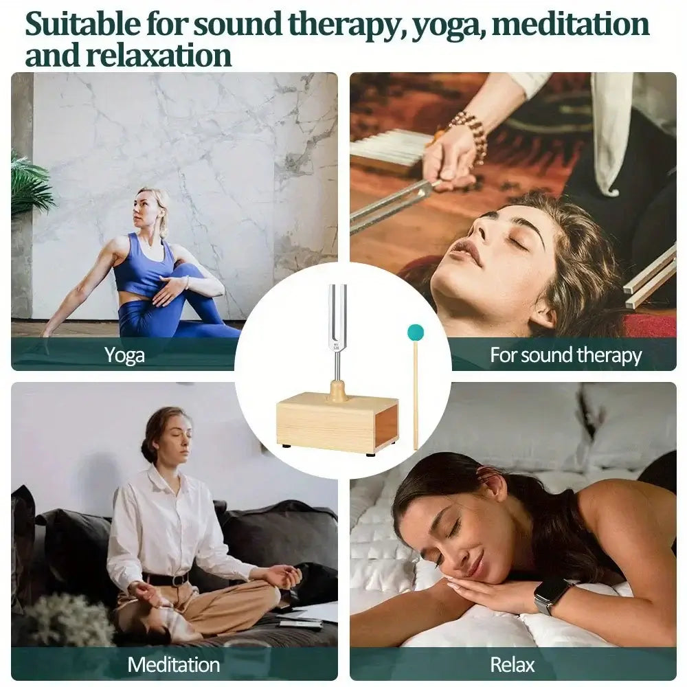 SoulTone™ Chakra Tuning Fork Set – 432Hz or 528Hz with Resonance Box - Hiigieia