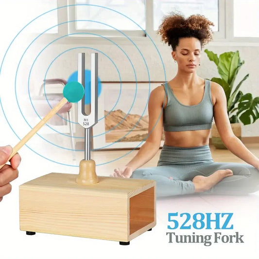 SoulTone™ Chakra Tuning Fork Set – 432Hz or 528Hz with Resonance Box - Hiigieia