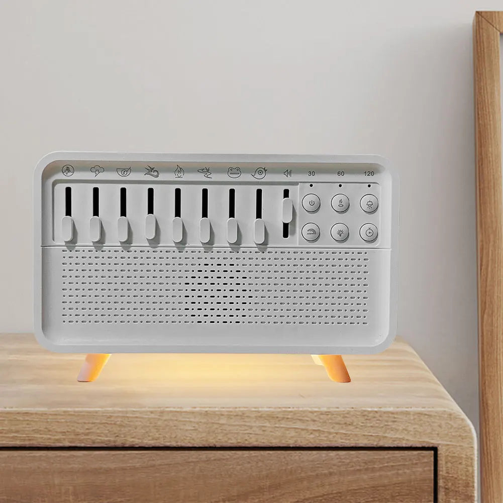 Flame Air Diffuser White Noise Sleep Machine - Hiigieia