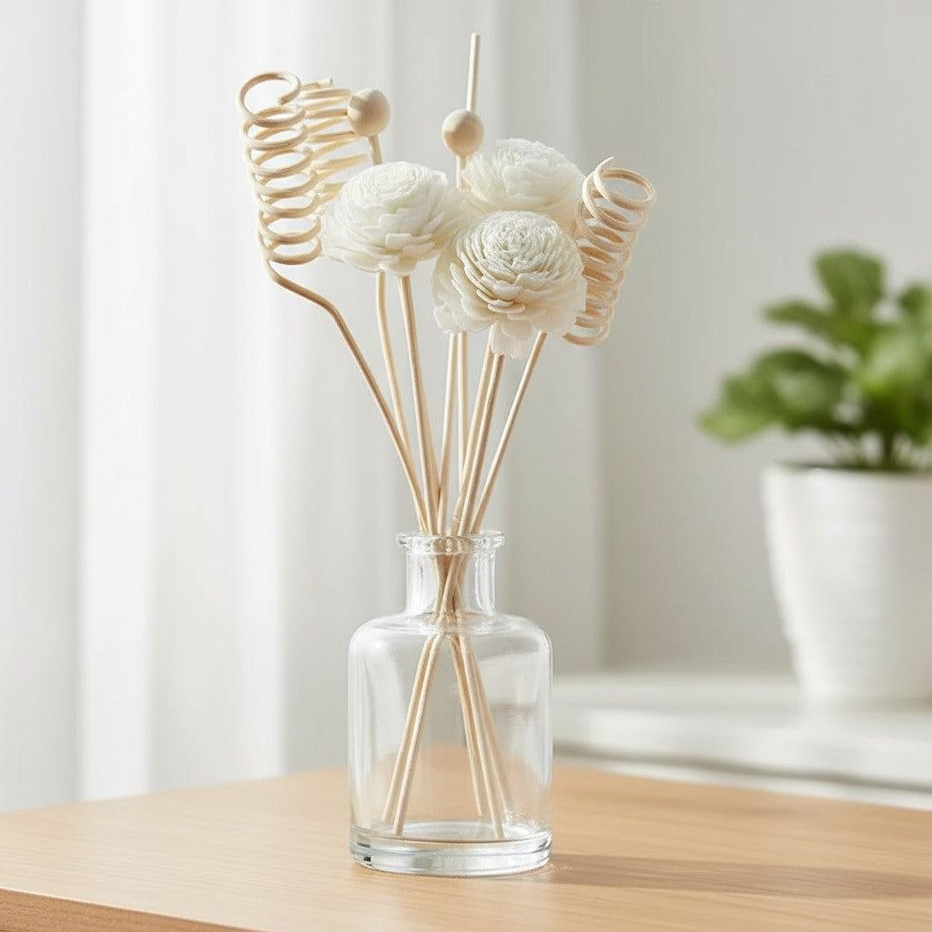 Flower Aromatherapy Reed Diffuser Sticks