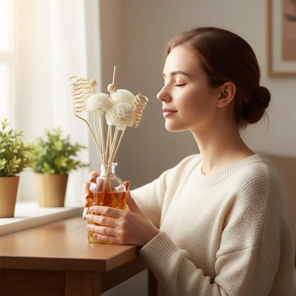Flower Aromatherapy Reed Diffuser Sticks