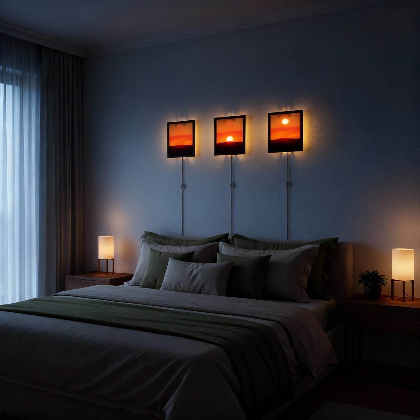 Sunrise Wake-Up Wall Lamp